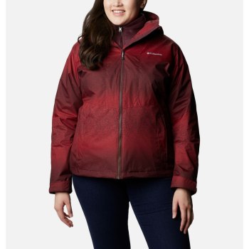 Columbia Ruby River Interchange Plus Size, Chamarras Vino Para Mujer | 507193-AWK